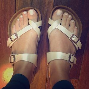 Birkenstock Mayari, Pearl White - Size 7 regular